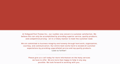 Desktop Screenshot of hobgoodpostframes.com
